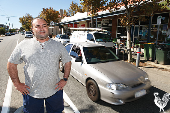 • Tony Toledo wants Freo council to offer free parking permits to South Freo residents. Photo by Matthew Dwyer